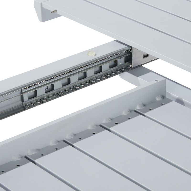 Mesa Extensible Lima De Aluminio Blanca - Naterial