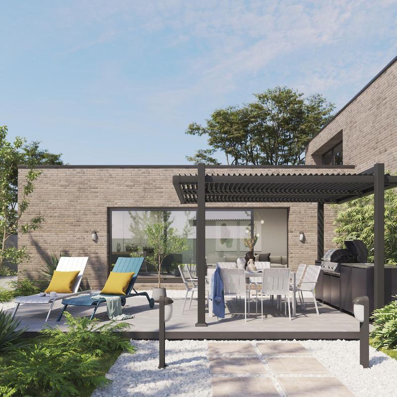 Mesa Extensible Lima De Aluminio Blanca - Naterial