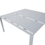 Mesa Extensible Lima De Aluminio Blanca - Naterial