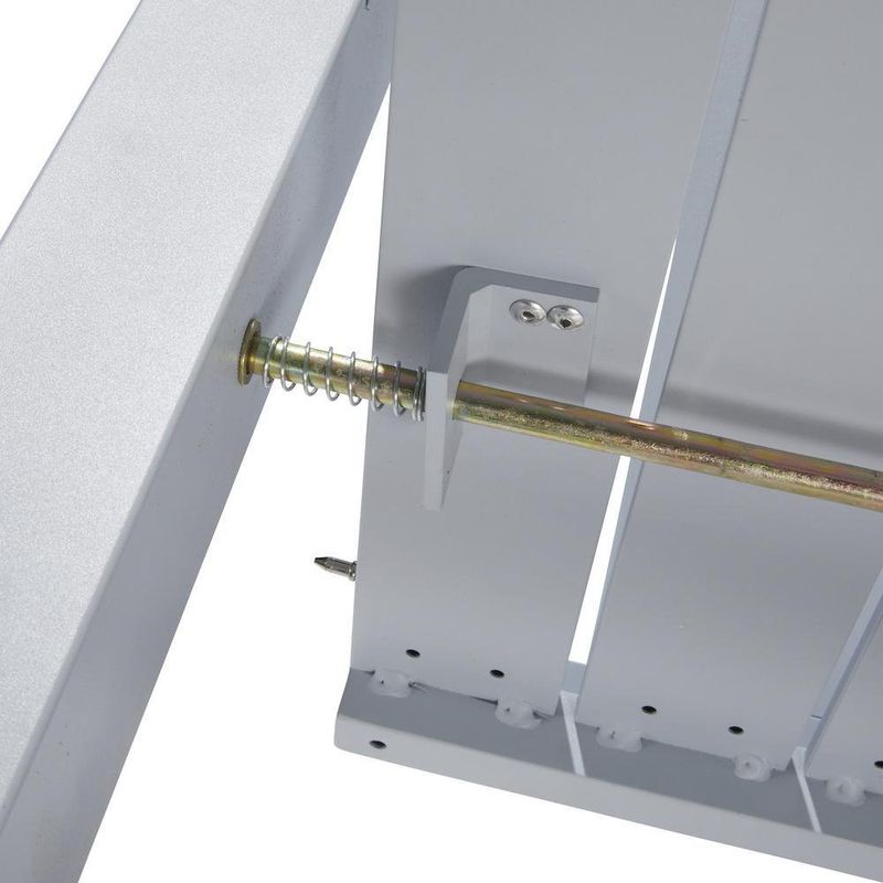 Mesa Extensible Lima De Aluminio Blanca - Naterial