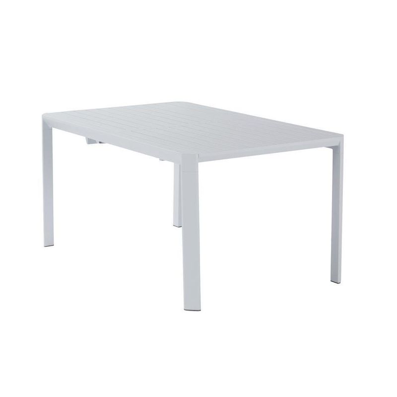 Mesa Extensible Lima De Aluminio Blanca - Naterial