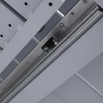 Mesa Extensible Lima De Aluminio Blanca - Naterial