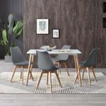 Comedor-Rectangular-Blanco-y-Gris-5-Pzas---Z
