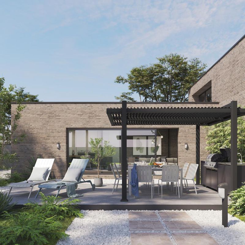 Mesa Extensible Lima De Aluminio Blanca - Naterial