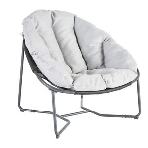 Silla de Jardín Gris Oscuro Luna