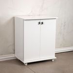 Organizador Multiuso de 2 Puertas para Cocina 61 x 41.3 x 76.5 cm Blanco