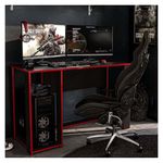 Escritorio Para Gaming Rojo y Negro - Z