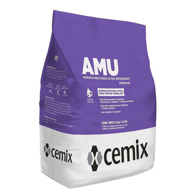 Adhesivo Amu Blanco 2 Kg - Cemix