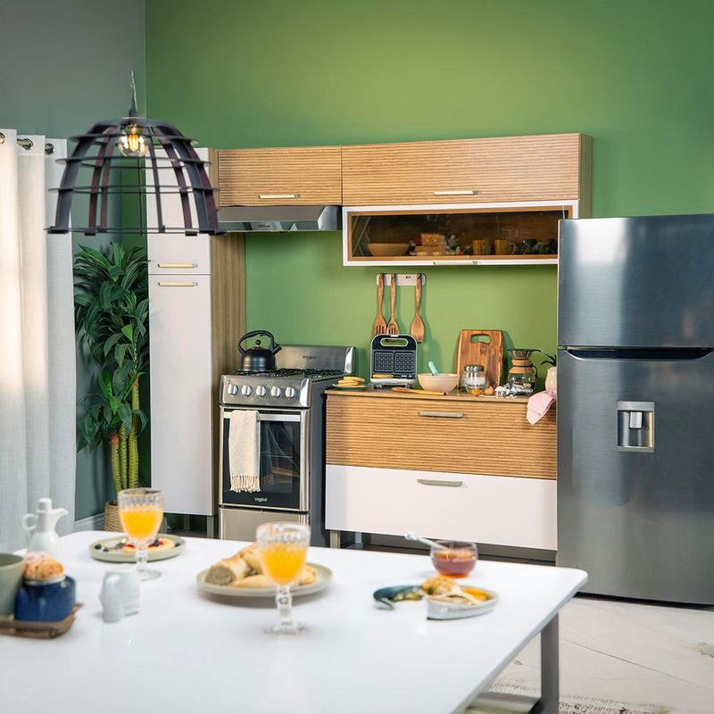 Gabinete Aéreo de 1 Puerta Cenizo para Cocina 70 x 28.6 x 29.5 cm Madera