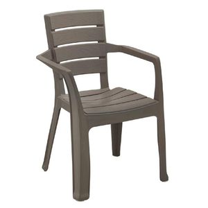 Silla Plástica Barú con Brazos Moca