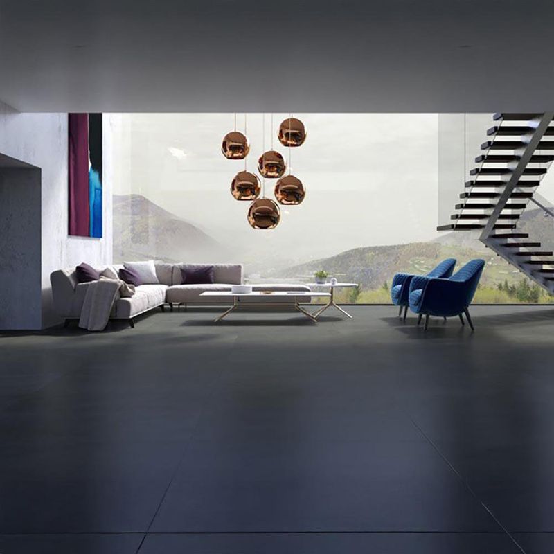 Piso Cerámico Infinity Collection Simphony Negro 60 x 120 Cm