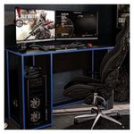 Escritorio Gaming Azul y Negro - Z