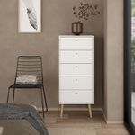 Gavetero Zoe Blanco 5 Cajones