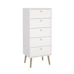 Gavetero Zoe Blanco 5 Cajones