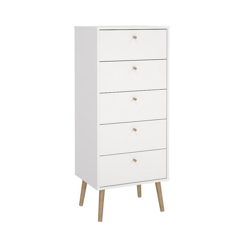 Gavetero Zoe Blanco 5 Cajones