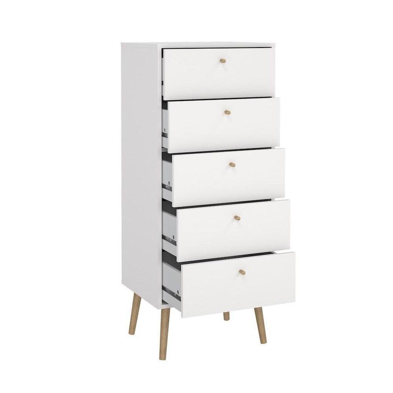 Gavetero Zoe Blanco 5 Cajones