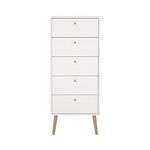 Gavetero Zoe Blanco 5 Cajones