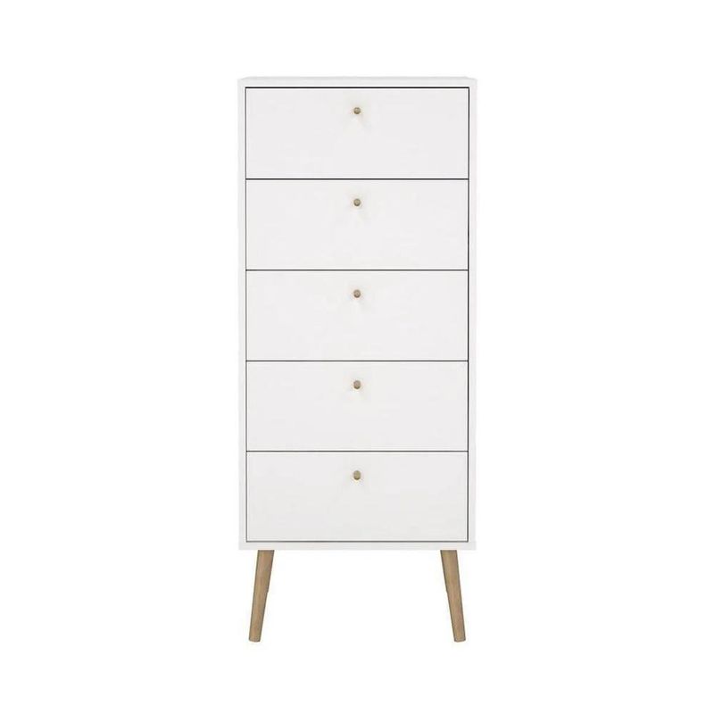 Gavetero Zoe Blanco 5 Cajones