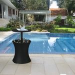 Mesa Bar Pacific Estilo Ratán Negro