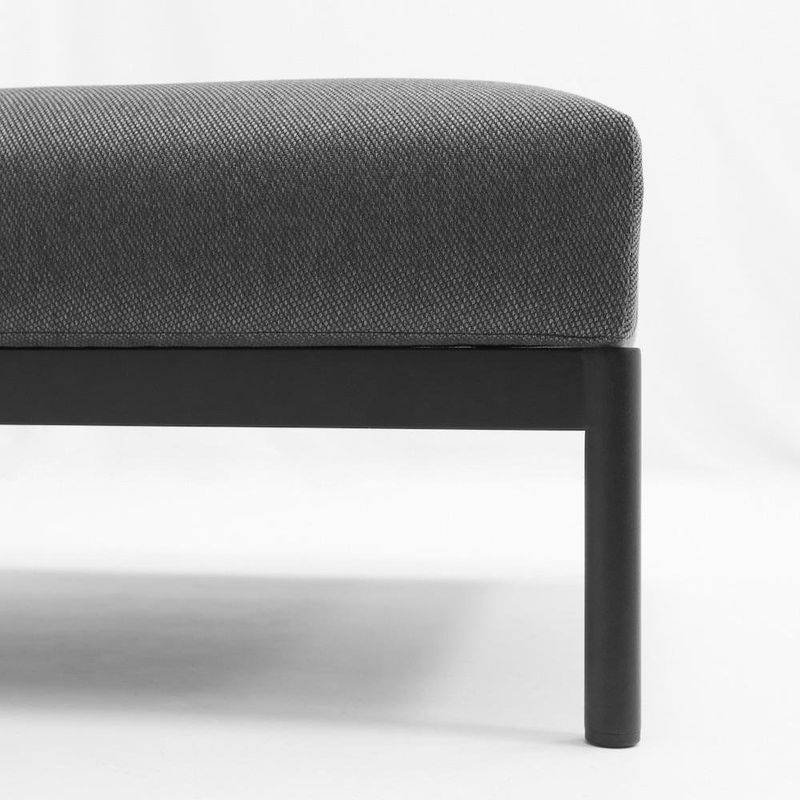 Sillón Auxiliar Alu de Color Negro Idun