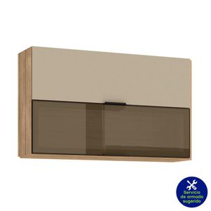 Gabinete Aéreo Beige de 2 Puertas