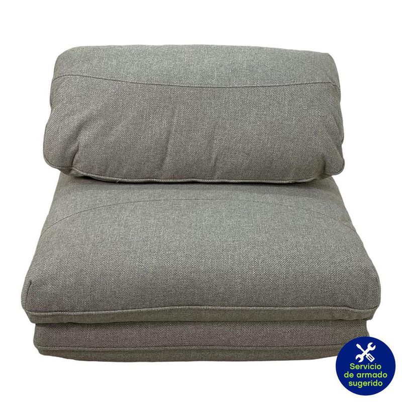 Sillón Cama Gris 82 x 78 x 58 Cm - Concepts