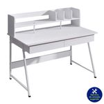 Escritorio Blanco Con Compartimientos - Z