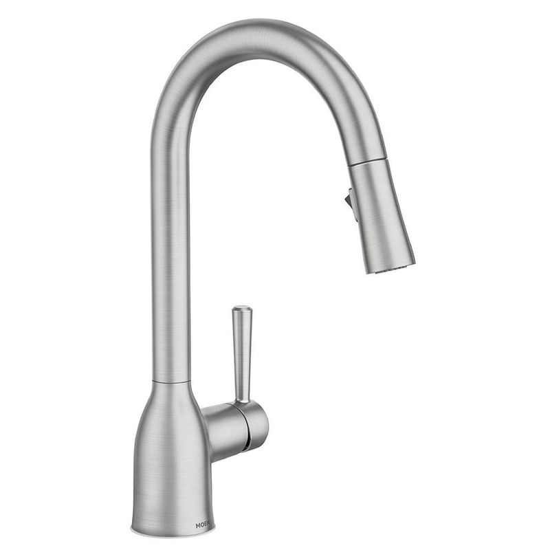 Grifería Adler Cuello Largo para Cocina de Acero Inoxidable - Moen