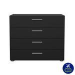 Gavetero-Turin-De-4-Gavetas-Negro-80X40X68-Cm---Tvilum