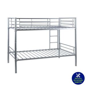 Cama Litera De Metal 200.5X110X160.5 Cm - Z Varios Colores