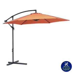 Sombrilla Tipo Banana para Exterior - Varios Colores