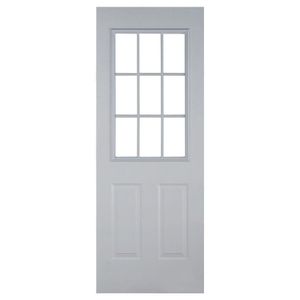 Puerta de Acero 9 Luces - Varios Tamaños