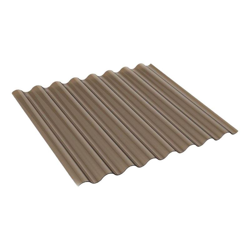 Lámina Policarbonato Ondulada Bronce 10 pies