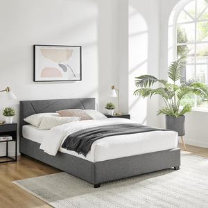 Base Para Cama Tapizada Con Elevador De Gas y Almacenamiento - Zmobili Varios Tamaños