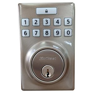 Cerrojo Electrónico para Entrada y Dormitorio Nickel Satinado