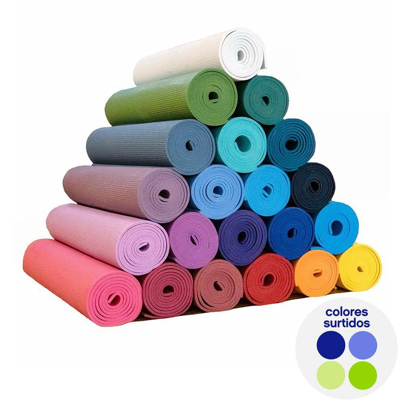 Mat para Hacer Ejercicios 1 Cm Colores Surtidos - Everlast