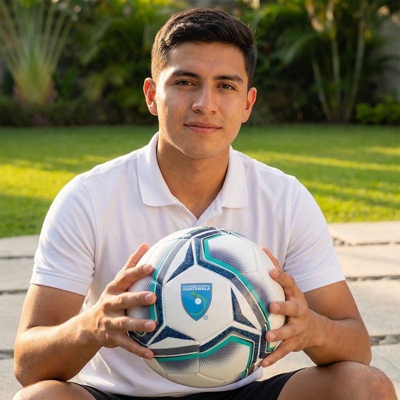 Pelota de la Selección de Guatemala Blanco y Azul No. 5