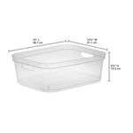 Caja Plástica Pequeña Transparente