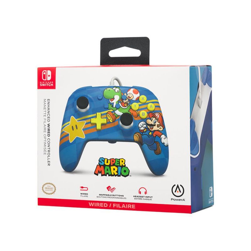 Control PowerA Diseño Super Mario - Nintendo Switch