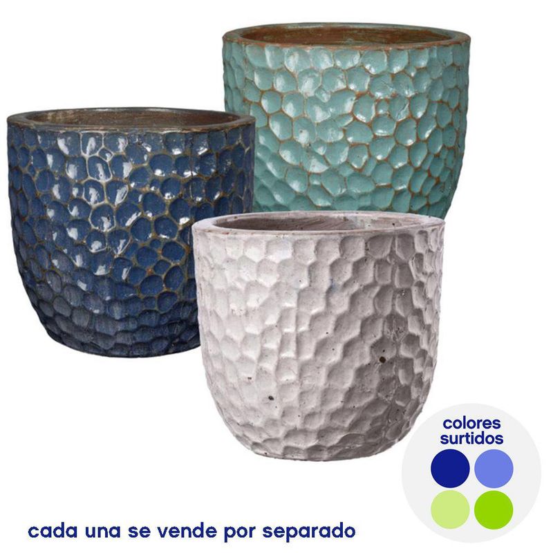 Maceta-de-Ceramica-7.09-Plg-x-8-Plg-Colores-Surtidos---Lagoon