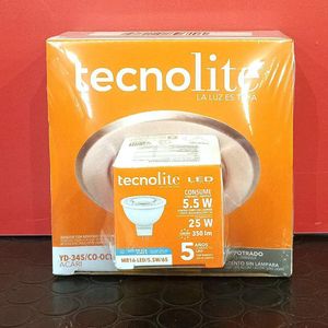 Ojo De Buey Dirigible Satinado Para Caja Octagonal - Tecnolite