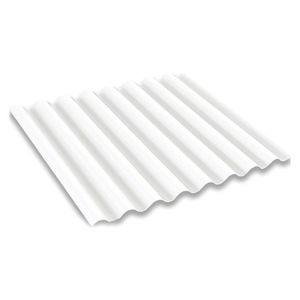 Lam.Pol.Ondulada Blanca 0.81X6'