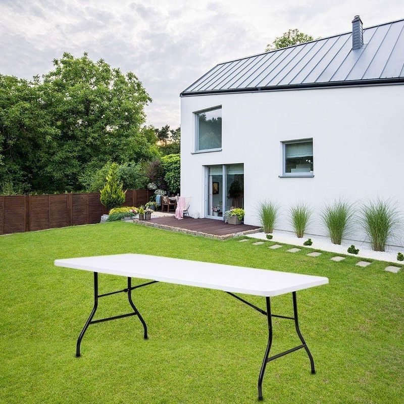 Mesa Para Exterior Kompakt Patas Plegables 182X75X74 Cm - Newstorm