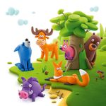 Set-de-15-Latas-de-Arcilla-Animales-del-Bosque---Hey-Clay