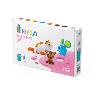 Set de 6 Latas de Arcilla Animalitos - Hey Clay