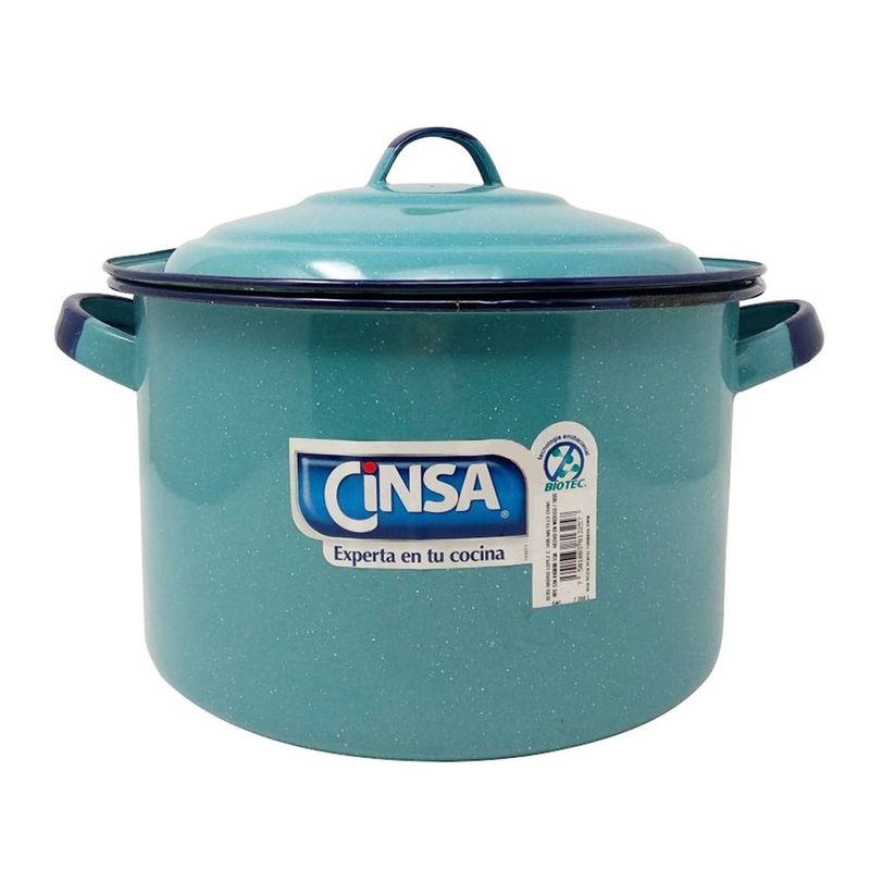 Olla Recta Azul Turquesa