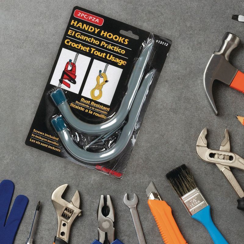 Set de 2 Ganchos Multiuso Resistentes - Crawford