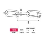 Cadena-De-Metal-88-Lb-Galvanizado---Fiero