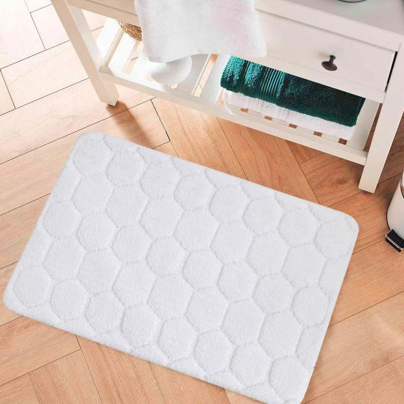 Alfombra de Baño Blanca 50X80 Cm - Viva