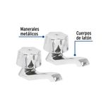 Llave Individual para Lavamanos Metálico - Foset